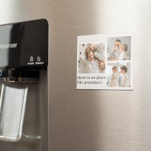 Collage Foto & Zitat Bestes Grandma-Geschenk Magnet