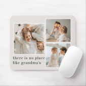 Collage Foto & Zitat Bestes Grandma-Geschenk Mousepad (Mit Mouse)