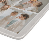 Collage Foto & Zitat Bestes Grandma-Geschenk Schneidebrett (Ecke)