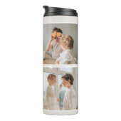 Collage Foto & Zitat Bestes Grandma-Geschenk Thermosbecher (Nach rechts gedreht)