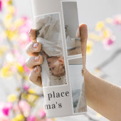 Collage Foto & Zitat Bestes Grandma-Geschenk Thermosbecher