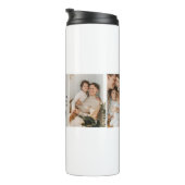 Collage Fotos Bestes Geschenk für Vater Thermal Tu Thermosbecher (Nach rechts gedreht)