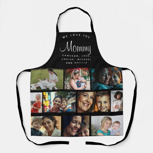 Collage Fotos | "Mommy's Kitchen ist immer offen Schürze (Vorderseite)