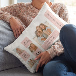 Collage Friend Fotos | Glückliches Geburtstagsgesc Lendenkissen<br><div class="desc">Collage Friend Fotos | Gerne ein Geburtstagsgeschenk.Machen Sie den Geburtstag Ihres Freundes mit diesem maßgeschneiderten Geschenk,  das eine Collage Ihrer Lieblingsmomente zusammen enthält! Dieses personalisierte,  rosa-geprägte Geburtstagsgeschenk ist exklusiv auf Zazzle erhältlich und ist der ideale Weg,  um Ihrem Freund zu zeigen,  wie viel sie Ihnen gemein sind.</div>