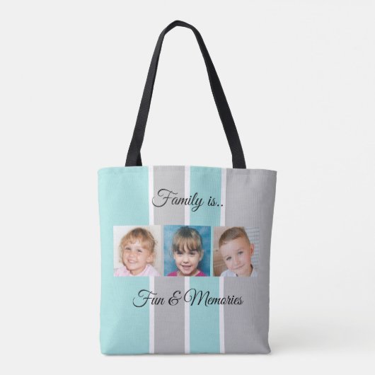 Collage fügen Sie Ihre eigenen benutzerdefinierten Tasche (Rückseite)