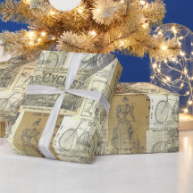 Collage für Vintage Fahrrad- und Fahrradwerbung