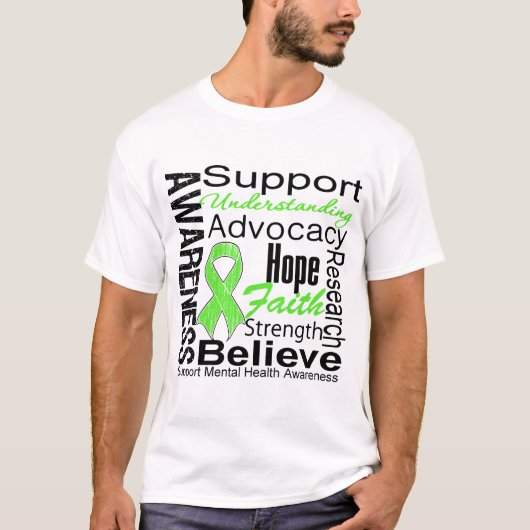 Collage - Gesundheits-Bewusstsein T-Shirt (Vorderseite)
