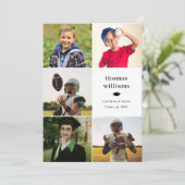 Collage Grad Foto Ankündigung (Stehend Vorderseite)