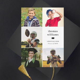 Collage Grad Foto Ankündigung