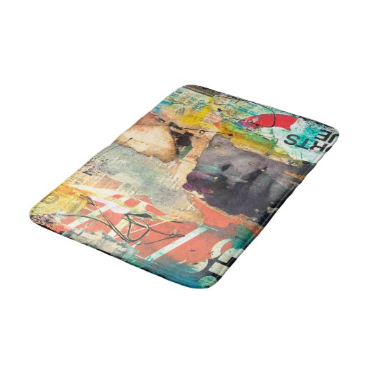 Collage Head Badematte (Schrägansicht)