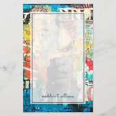 Collage Head Briefpapier (Vorderseite)