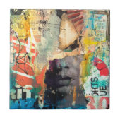 Collage Head Fliese (Vorderseite)