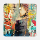 Collage Head Keramikornament (Rückseite)