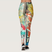 Collage Head Leggings (Rückseite)