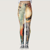 Collage Head Leggings (Vorderseite)