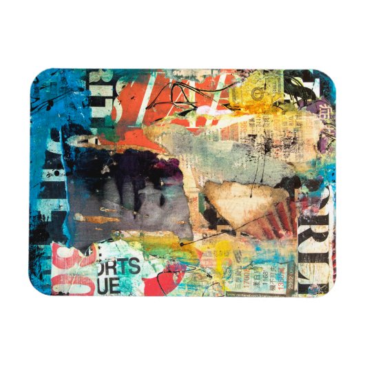Collage Head Magnet (Horizontal)