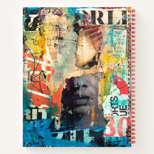 Collage Head Notizblock (Rückseite)