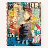 Collage Head Notizblock (Vorderseite)