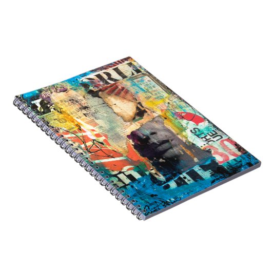 Collage Head Notizblock (Rechte Seite)