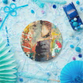 Collage Head Pappteller (Party)