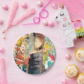 Collage Head Pappteller (Party)