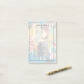 Collage Head Post-it Klebezettel (Auf Schreibtisch)