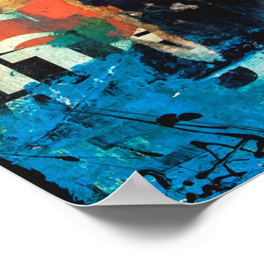 Collage Head Poster (Ecke)