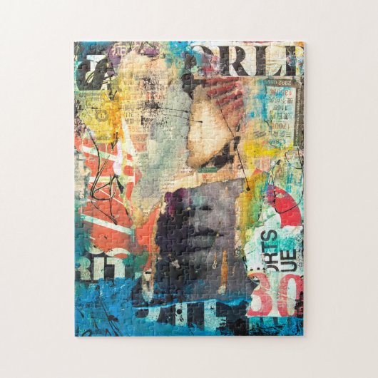 Collage Head Puzzle (Vertikal)