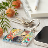 Collage Head Schlüsselanhänger (Vorderseite rechts)