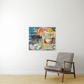 Collage Head Wandteppich (Beispiel (Horizontal))