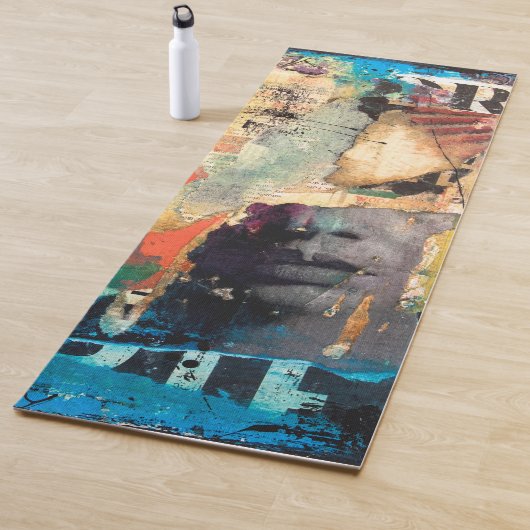 Collage Head Yogamatte (Beispiel)