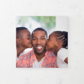 Collage Holiday Foto Dreifach Gefaltete Karte (Cover)