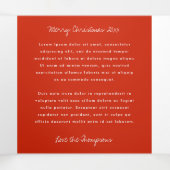 Collage Holiday Foto Dreifach Gefaltete Karte (Innenseite Mitte)