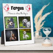 Collage - Hund-Foto - angepasster Speicher Fotoplatte (Seite)