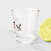 Collage Hund-Fotos | Hund ist meine Valentine | Ro Schnapsglas (Rechts)