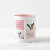 Collage Hund-Fotos | Hund ist meine Valentine | Ro Tasse (Zentrum)