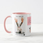 Collage Hund-Fotos | Hund ist meine Valentine | Ro Tasse (Links)