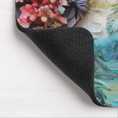 Collage im tropischen Stil Mousepad (Ecke)