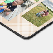 Collage karierter Hintergrund des Fotos Schreibtischunterlage (Ecke)