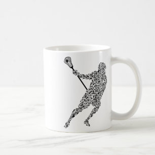 Collage Lacrosse Player Shirt Lacrosse Coach Shirt Kaffeetasse