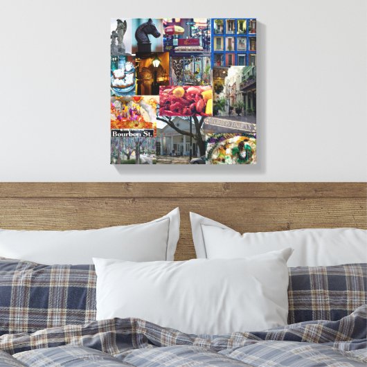 Collage Leinwanddruck (Insitu (Schlafzimmer))