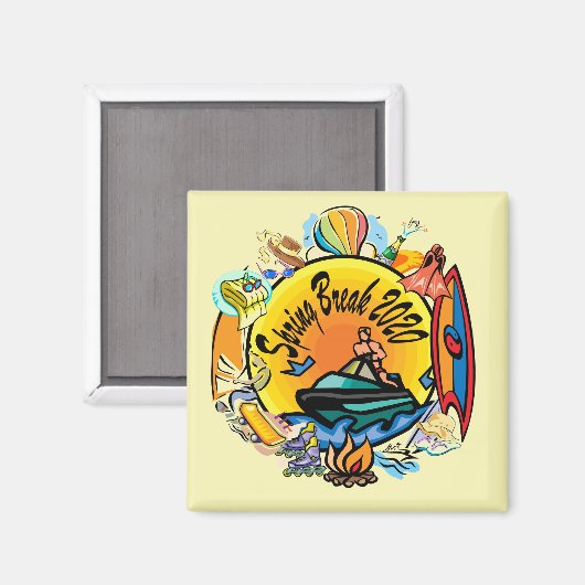 Collage- Magnet (Vorderseite/Rückseite)