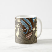 Collage Masked Lady Countess Castiglione Kaffeetasse (VorderseiteRechts)