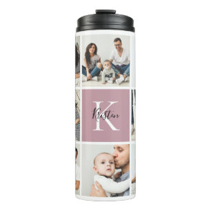 Collage Mauve Thermosbecher