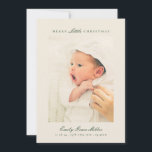 Collage Merry Little Christmas Baby Ankündigung<br><div class="desc">Collage Merry Little Christmas Baby Announcement *vollständig editierbares Template #joy #merrychristmas</div>
