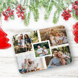 Collage Minimalistisch Frohe Weihnachtsfamilie Fot Magnet<br><div class="desc">Collage Minimalistisch Frohe Weihnachts Foto Familienurlaub Magnet-Karte. WICHTIGER HINWEIS: Dieses Design ist Teil einer Sammlung und hat andere koordinierte Elemente, die Sie in meinem Geschäft finden können. Manchmal kann es schwierig sein, ästhetisch auszurichten und Texte oder Initialen auf die Designs, wenn ja, sagen Sie mir und ich werde es für...</div>