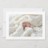 Collage moderne 4-Foto-Skriptkalligraphie Ankündigung (Rückseite)