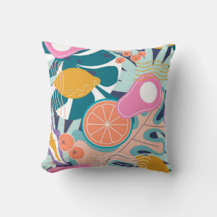 Collage moderne, floralnahtlose Muster. Moderne Au Kissen