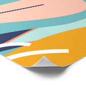 Collage moderne, floralnahtlose Muster. Moderne Au Poster (Ecke)