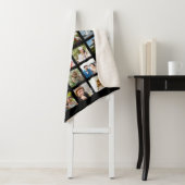 Collage Monogram bearbeitbar Schwarz Sherpadecke (Beispiel)